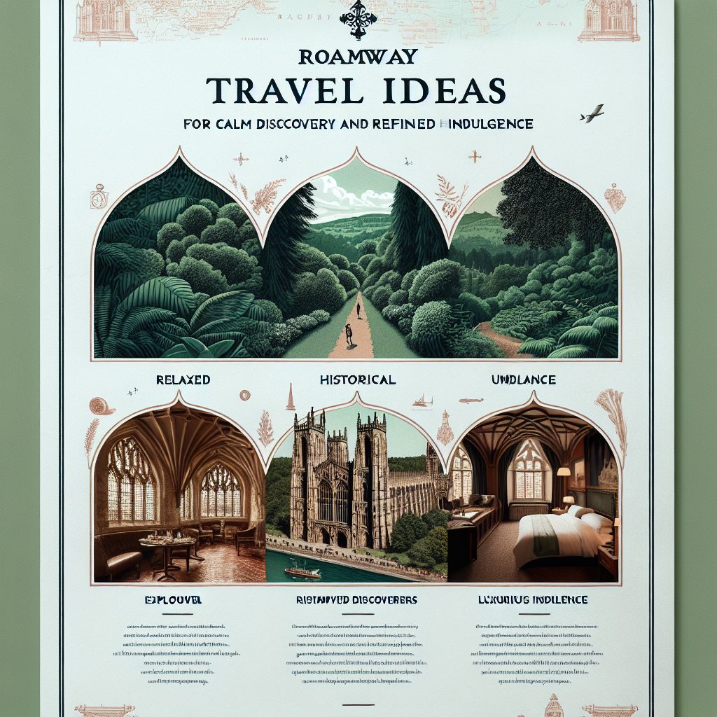 Roamway Travel Ideas for Calm Discovery and Refined Indulgence
